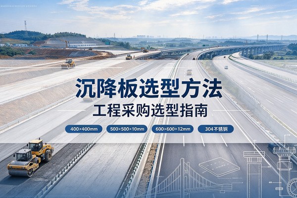 沙洋沉降板选择方法