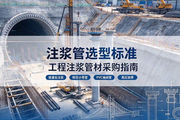 沙洋注浆管选型标准