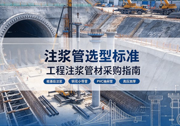 沙洋注浆管选型标准